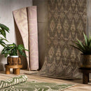 Reversible Weather-Resistant 3x5 Rug, Big Leaves