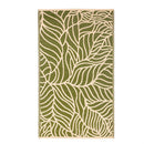 Reversible Weather-Resistant 3x5 Rug, Big Leaves