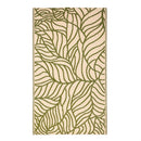 Reversible Weather-Resistant 3x5 Rug, Big Leaves