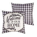 Classic Welcome to Our Home 18" Interchangeable Pillow Cover