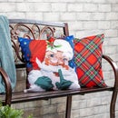 Traditional Santa Portrait Pillow Cover