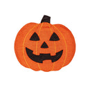 14" Fabric Jack-O-Lantern Shaped Placemat, Trick or Treat,4pm9864