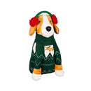 Heartfelt Cheer Pillow Shaped Christmas Dog Program, 15.5", Asst of 5