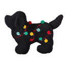 Heartfelt Cheer Throw Pillow Christmas Dog Shaped Pillow Program, 17"L x 15"H