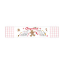72" Fabric Table Runner, Gingerbread Cottage,4tr008