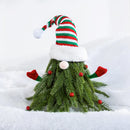 12" Artificial Pine Gnome Table Decor, 2 Asst