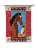 Flag, Gar, Horses