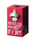 Bottle Opener Cap Caddy, Detroit Red Wings