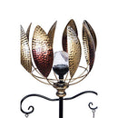 59.5"H Wind Spinner, Copper Leaves