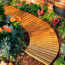 4'L Roll-Out Curved Hardwood Pathway