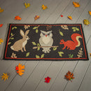 Indoor/Outdoor Fall Friends  Polypropylene Accent Rug 24"x42"
