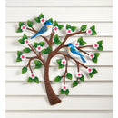 Indoor/Outdoor Bluebird Heart Tree Wall Art