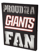 Metal LED Wall Decor, New York Giants