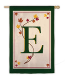 Fall Leaf Monogram, E