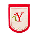 Flag,Applique,Gar,Holiday Monogram Y