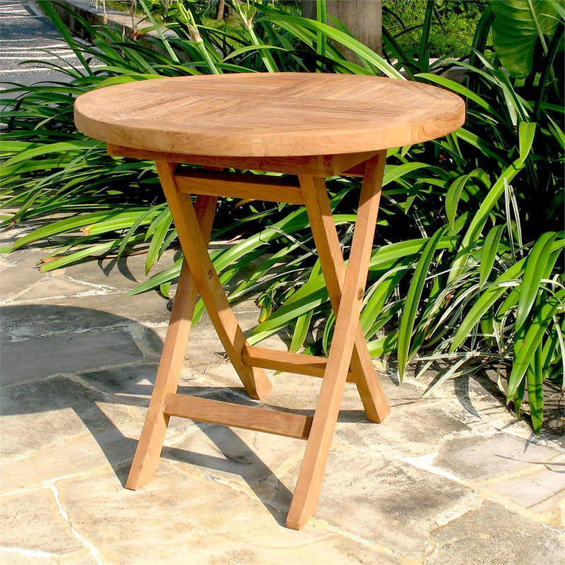 Teak Mini Round Table