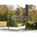 Metal Garden Bench, Mountain View