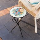 Indoor/Outdoor Flower Bouquet Folding Side Table