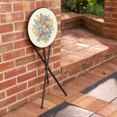 Indoor/Outdoor Flower Bouquet Folding Side Table