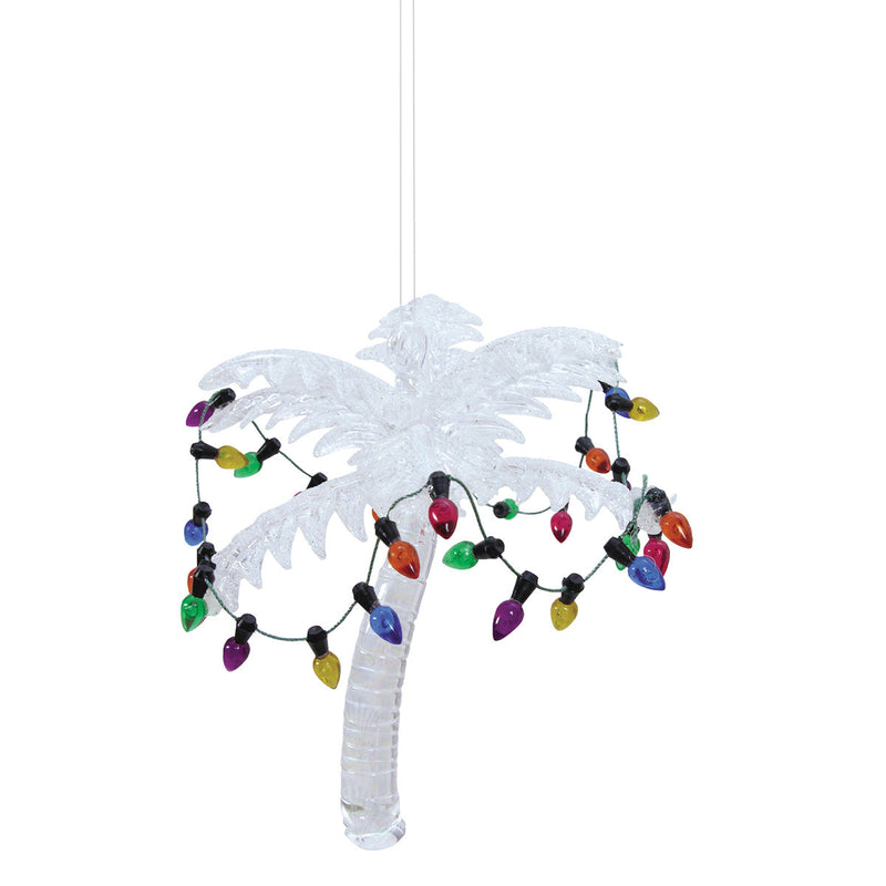 White Palm Tree Ornament