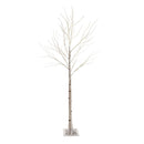 7'H Indoor/Outdoor Birch Tree with 280 Warm White and Multicolor Lights