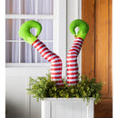 Holiday Striped Elf Legs, Set of 2