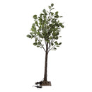 Small Lighted Eucalyptus Tree with 72 Lights