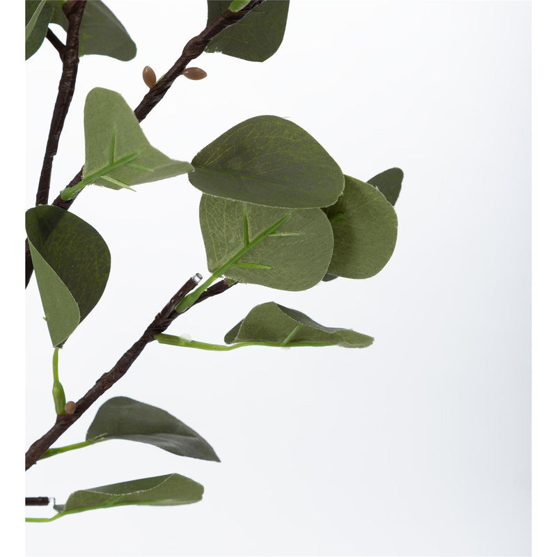 Small Lighted Eucalyptus Tree with 72 Lights