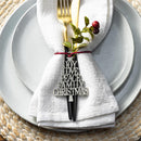 Joyful Traditions Ornament Solid Pewter Holiday Sentiments Holiday Sentiments
