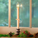 Suction Cup Window Candles with Timer and Remote, Set of 2, Onyx Onyx