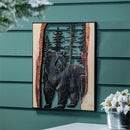 Winter Grove Indoor Wall Decor, Laser Cut Metal & Wood Wall Art, Bear
