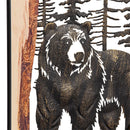 Winter Grove Indoor Wall Decor, Laser Cut Metal & Wood Wall Art, Bear