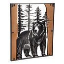 Winter Grove Indoor Wall Decor, Laser Cut Metal & Wood Wall Art, Bear