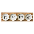 "Home" Plates on Wood Wall Decor,6awd139