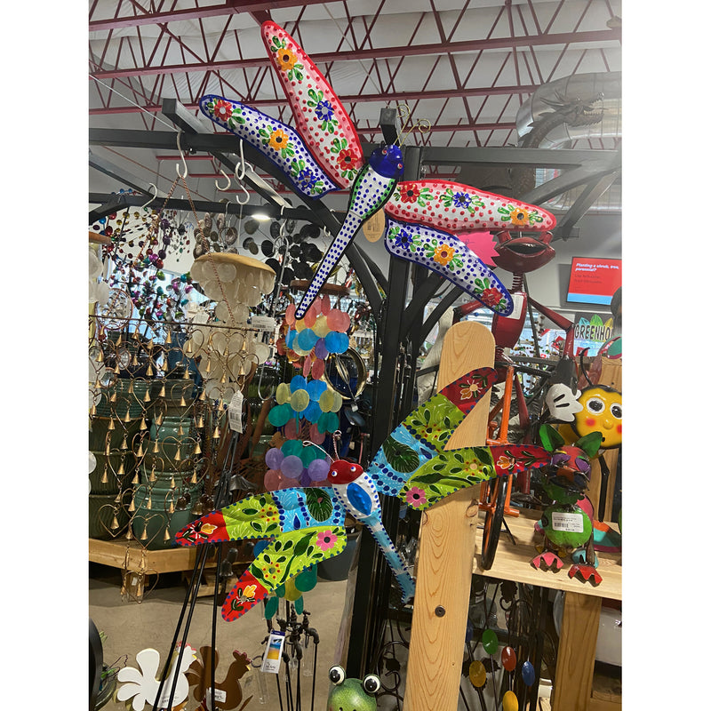 Hand Painted BoHo Dragonflies, 4 Asst.