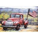 Handcrafted American Truck 3D Metal Wall décor