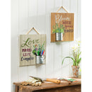 Inspirational Garden Theme Wood Wall D√©cor
