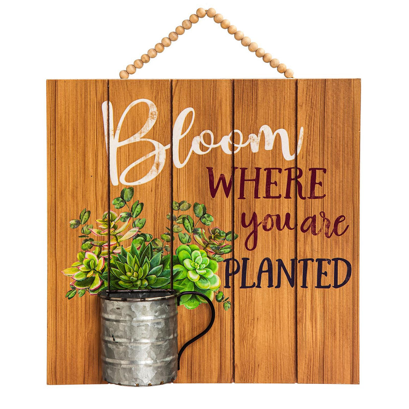 Inspirational Garden Theme Wood Wall D√©cor