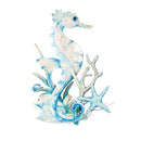 Seahorse in Coral Capiz & Metal Wall Decor,6awd965