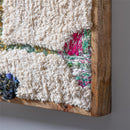 Floral Tufted Wall Décor, 22"L x 34"H
