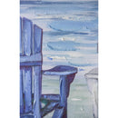 36" L x 24" H Canvas, Watercolor Beach Chairs
