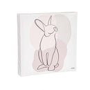 10‚Äù H x 10‚Äù L Indoor Canvas, Bunnies