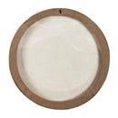 16" L x 16" H Round Canvas Wall Art, Palm Tree