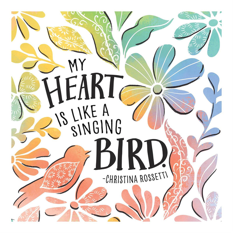 Whimsy Nature Bird Canvas Wall D√©cor, 10" H x 10" L