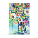 24" L x 36" H Outdoor Canvas, Color Burst Flowers