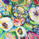 24" L x 36" H Outdoor Canvas, Color Burst Flowers