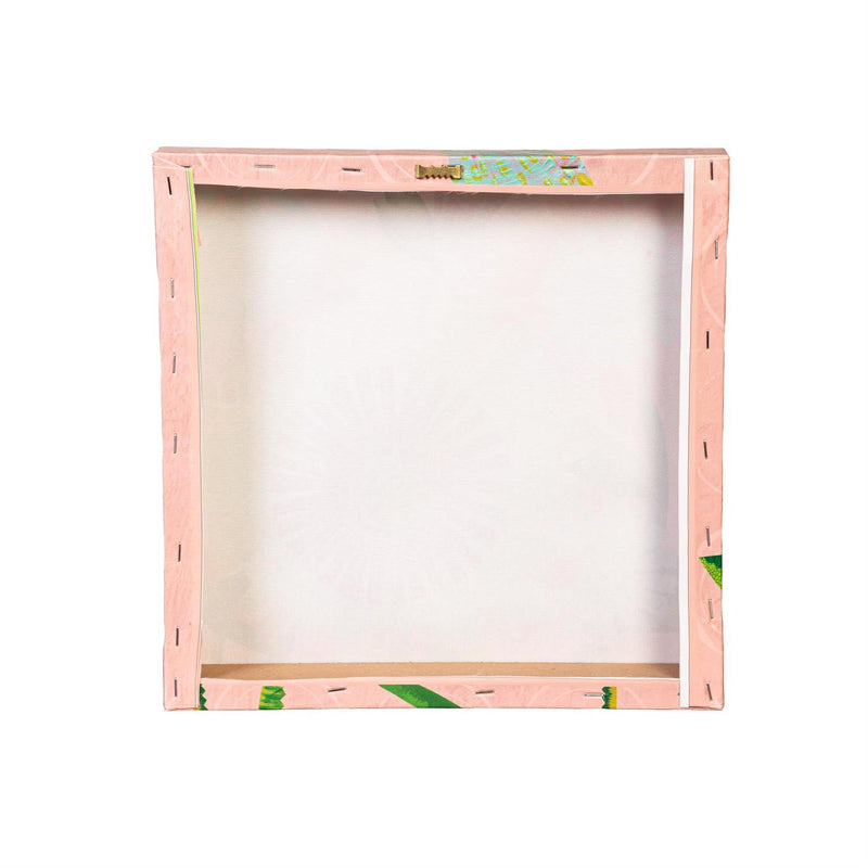 Pastel Flowers Canvas Wall D√©cor, 12" H x 12" L