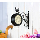Petal & Plow Outdoor Wall D√©cor, Clock, Metal, Rooster