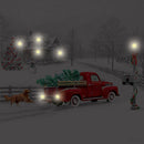 LED Canvas Wall Decor, Winter Truck,6ltc6190