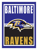 15.5"L x 11.5"H Medium Metal Wall Sign, Baltimore Ravens,6m3802usm